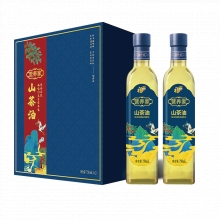 中粮福临门营养家山茶油礼盒750ml*2