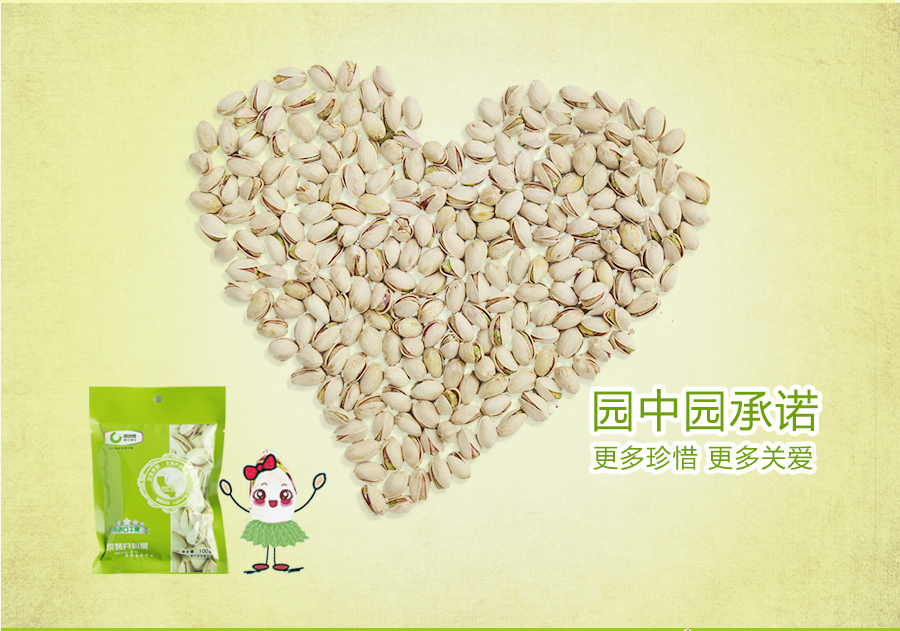 园中园烘烤开心果(100g)